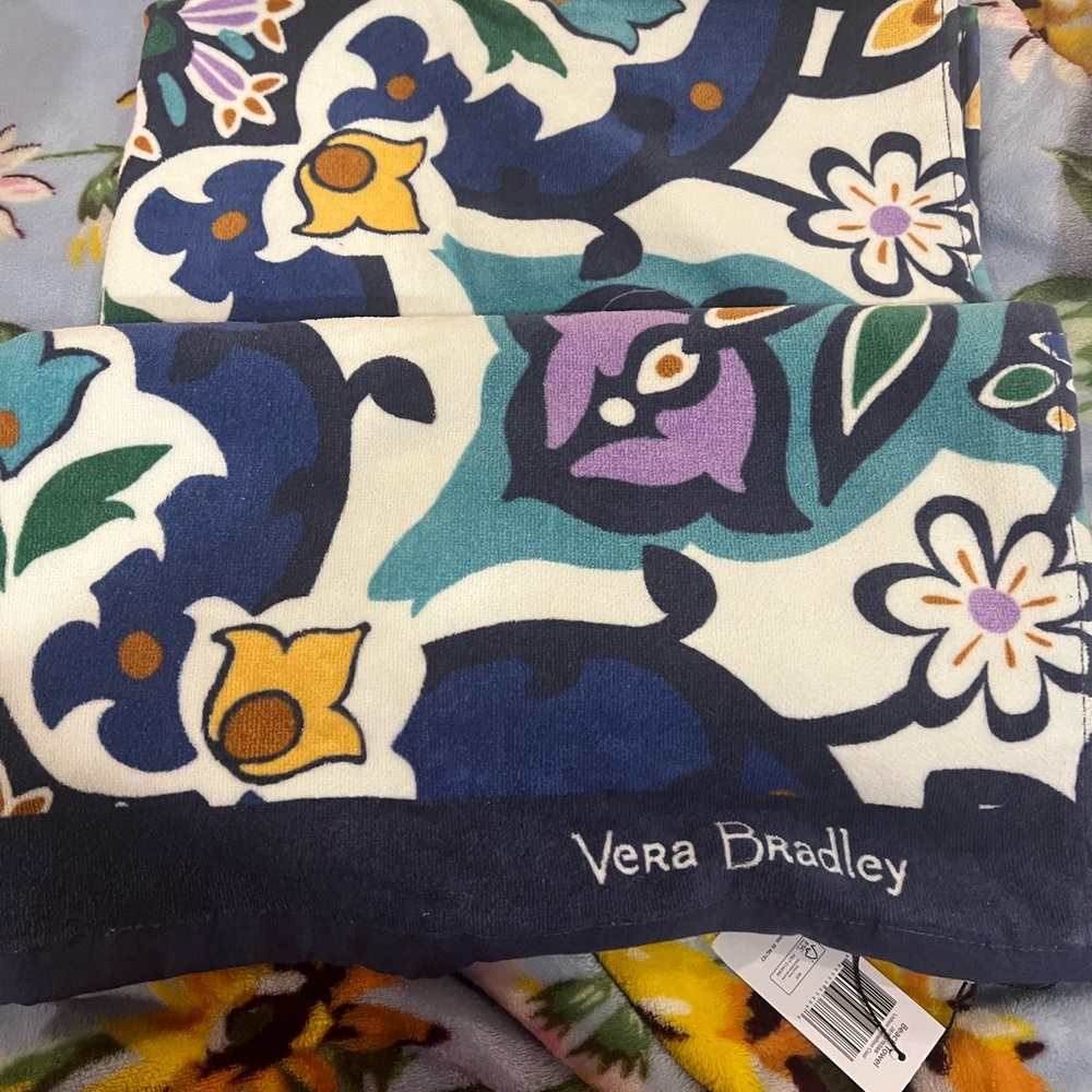 Vera Bradley beach towel
